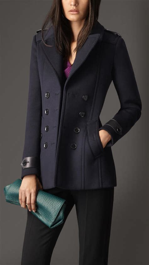 lanhuacao parts ladies hooded peacoat burberry|Burberry wool coats for women.